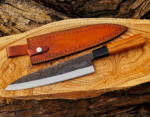 Chustom Handmade Japanese Santoku Chef Knife