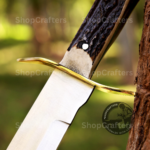 Vintage Stag Horn Knife Scale hunting camping knife