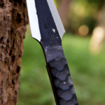 Viking Spear Hand Forged | Norse Mythology Throwing, Medieval Decor, G-10 Handle, Leather Sheath - Image 11