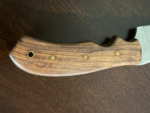 Hand-Forged D2 Steel Tracker Knife, Tom Brown The Hunted Movie Replica, Rosewood Handle, Cowhide Sheath - Image 11