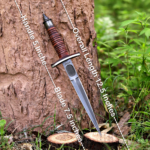 Handmade Fairbairn Sykes Knife Vantage Style FSSH WW2 Collectable Historic V-42 Dagger Double Edge Blade Gift for Boyfriend. - Image 2