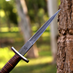 Handmade Fairbairn Sykes Knife Vantage Style FSSH WW2 Collectable Historic V-42 Dagger Double Edge Blade Gift for Boyfriend. - Image 8