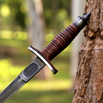 Handmade Fairbairn Sykes Knife Vantage Style FSSH WW2 Collectable Historic V-42 Dagger Double Edge Blade Gift for Boyfriend. - Image 9