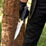 Jack Krauser Knife Resident Evil 4 Replica – D2 Steel, Micarta Handle, Collector Prop Gifts